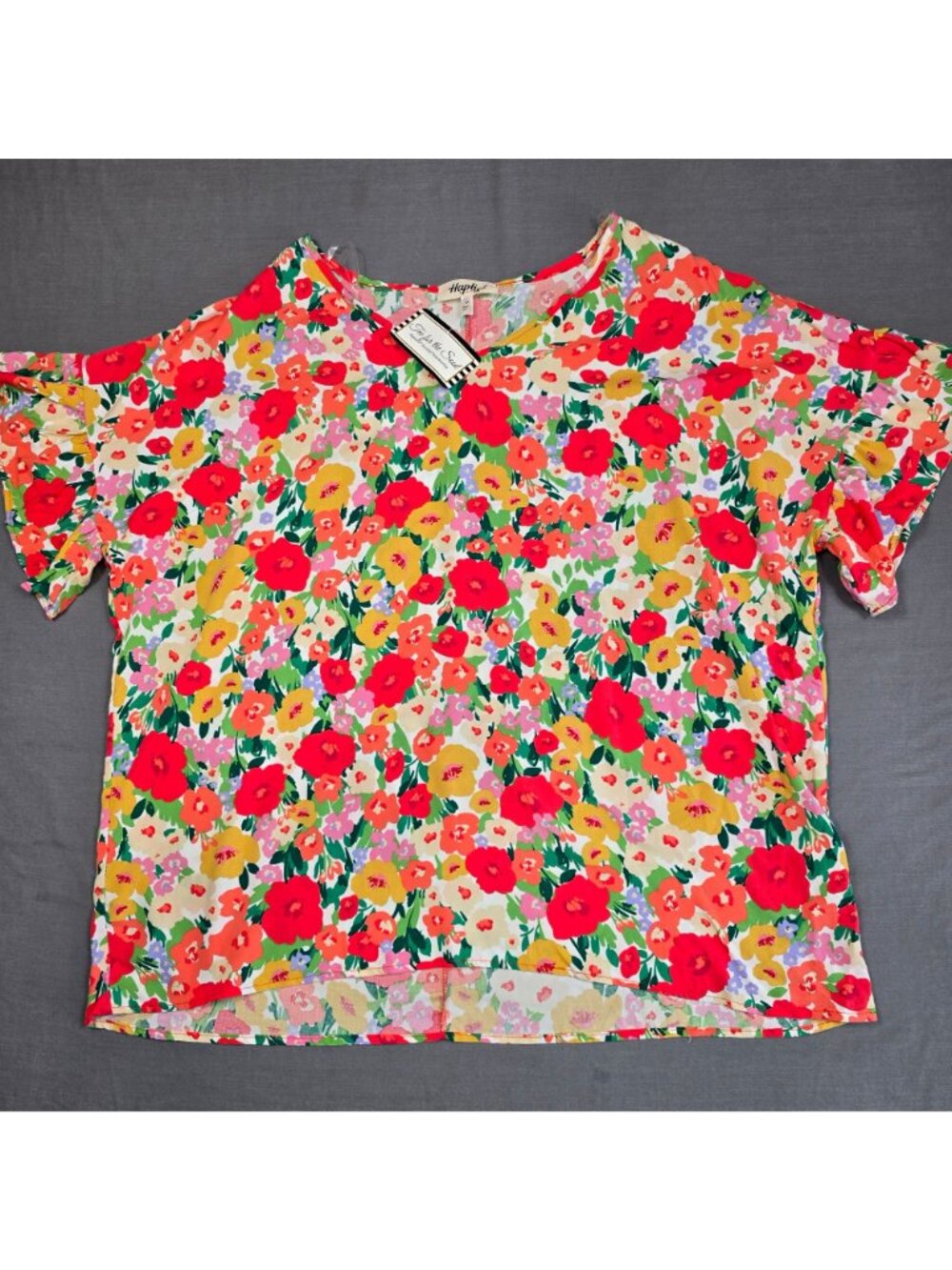 4 Pc LOT Womens 3X Haptics Dress Tops Boho Floral Feminine - Picture 5 of 15